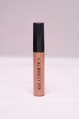 Latte Lip Gloss - Warm Nude Brown Gloss by ASA Cosmetics, Smooth & Hydrating Finish