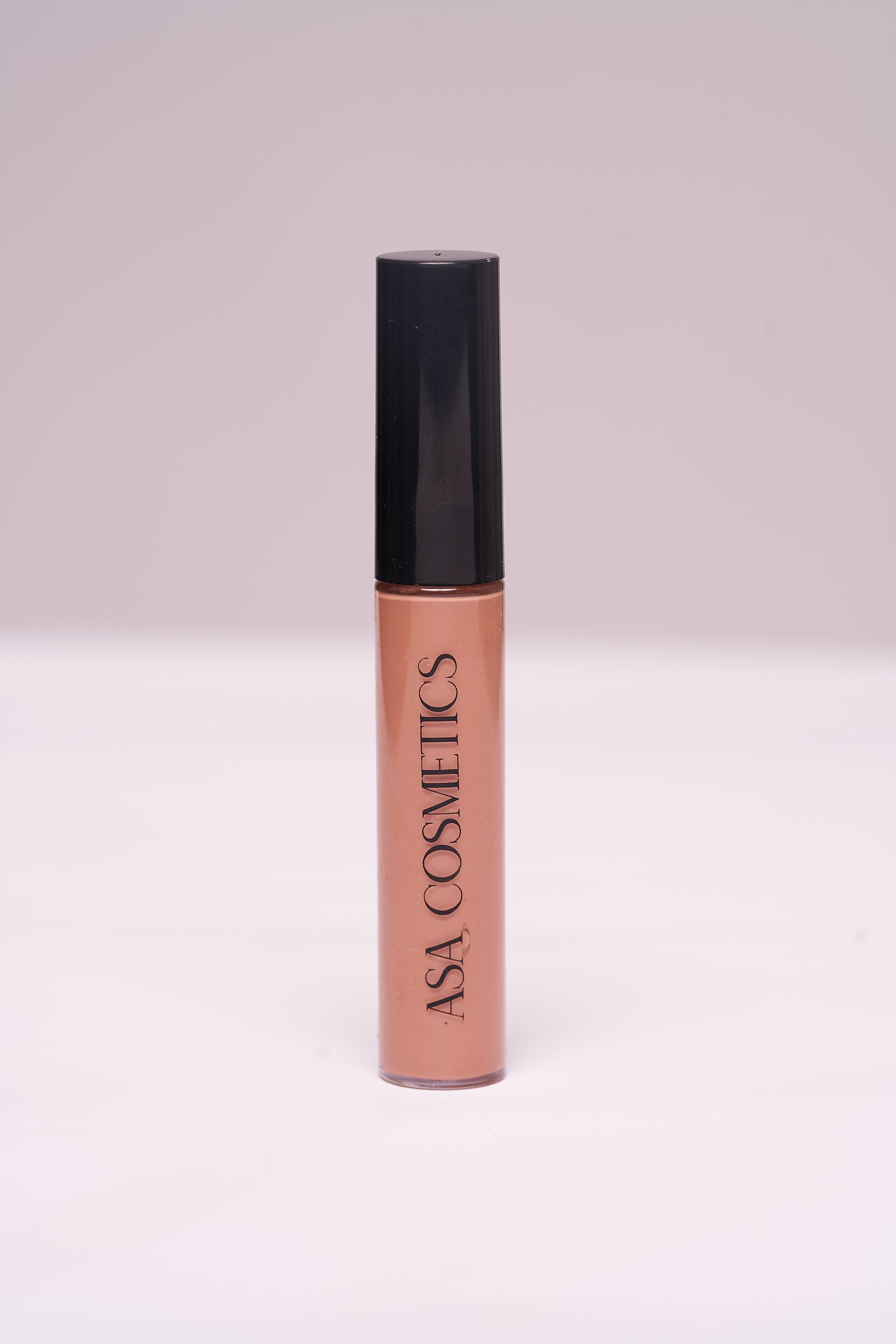 Latte Lip Gloss - Warm Nude Brown Gloss by ASA Cosmetics, Smooth & Hydrating Finish